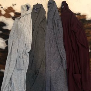 4 for 1 deal- Gap cardigans